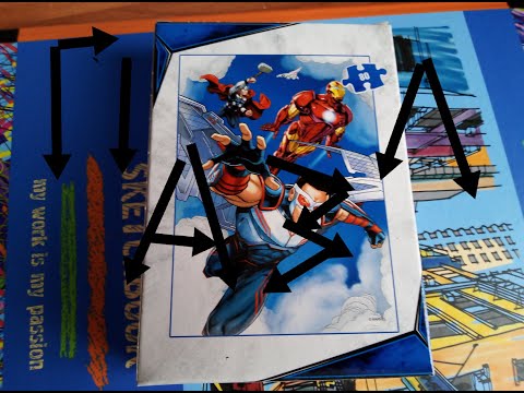 Распаковка Пазлов Мстители Step puzzle