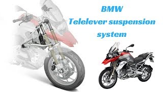 Working of The Telelever Suspension In BMW R1200GS.