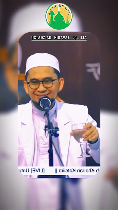 Ustadz Adi Hidayat - Adab Makan dan Minum Dalam Islam #short