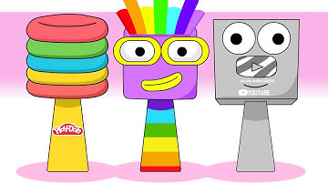 Sprunki OC Number Block: Seven, Play Doh, Youtube Creator | Compilation Sprunki Incredibox