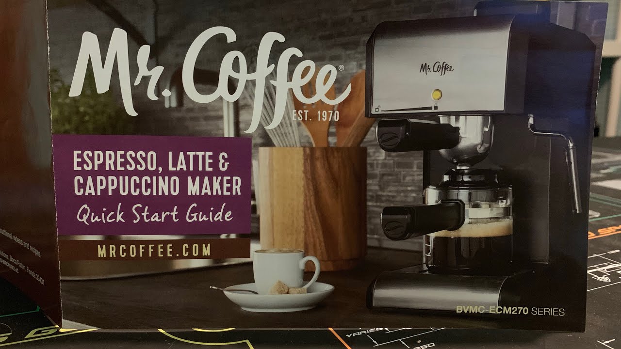 Mr Coffee Cappuccino maker review YouTube