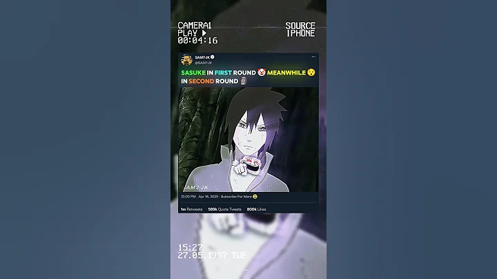 SASUKE REVENGE ON MADARA 🤯🗿
