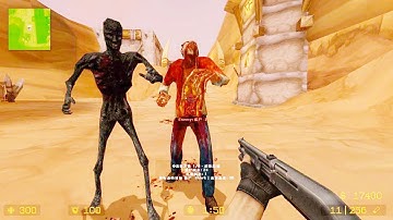 Counter Strike Source - Zombie Horde Mod Online Gameplay on cs_horde_v1 map