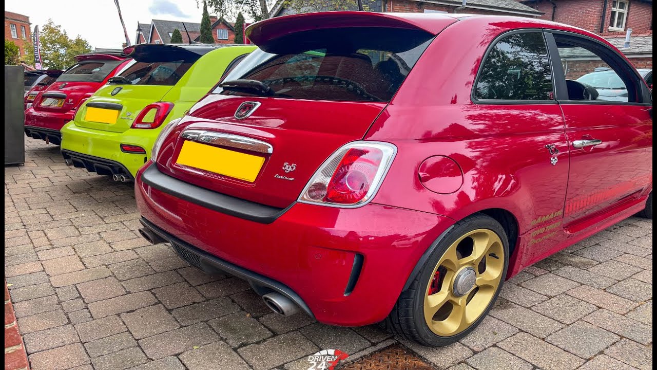 ABARTH meet on a FERRARI FORECOURT!