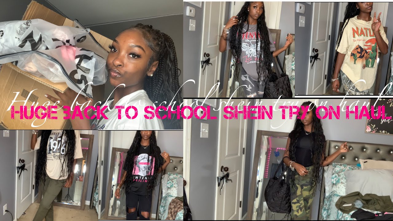 Huge SHEIN back to school try-on haul 2022! ||JaBrea Patrece