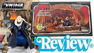 Star Wars The Vintage Collection Boba Fett's Throne Room Review!