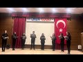 10 Kasım Atatürk&#39;ü Anma Günü - Oratoryo Gösterisi