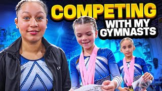 Gymnastics Coach Competes WITH Gymnasts!!| Rachel Marie