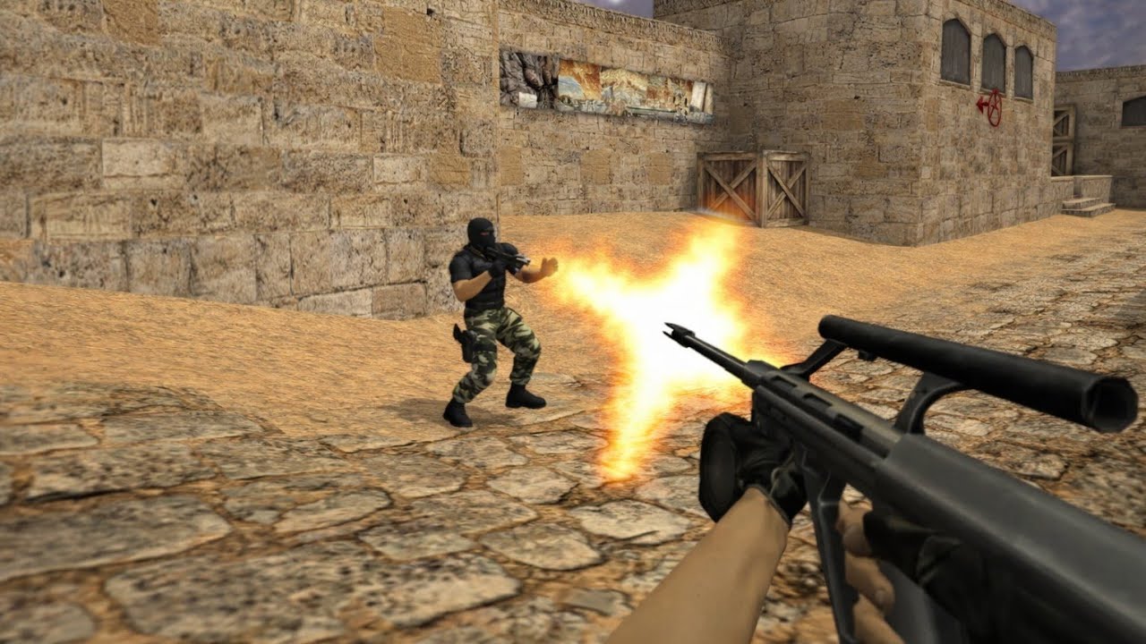 Counter-Strike 1.6 - Dust 2 - Full Gameplay