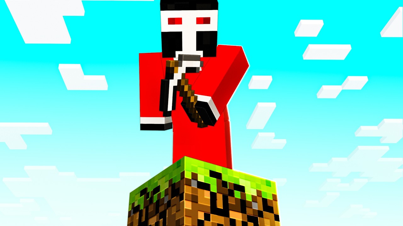 Kuinka Selvisin 80 Päivää Minecraft ONE BLOCK Skyblock -Haasteessa...