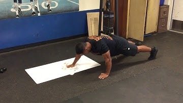Slide Board Push-up