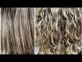 Биозавивка трудноподдающихся мелированных волос