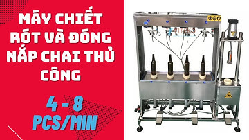 Máy chiết rót và đóng nắp chai bia • Điện máy VITEKO
