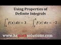 Definite Integrals Quiz