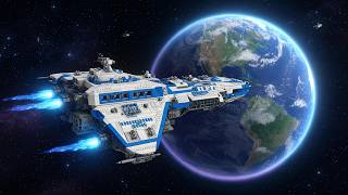 EPIC LEGO Space Battle: Earth Mech vs Alien Kaiju Cinematic