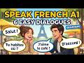 6 french conversation for a1 level | French for Beginners | simple French dialogues