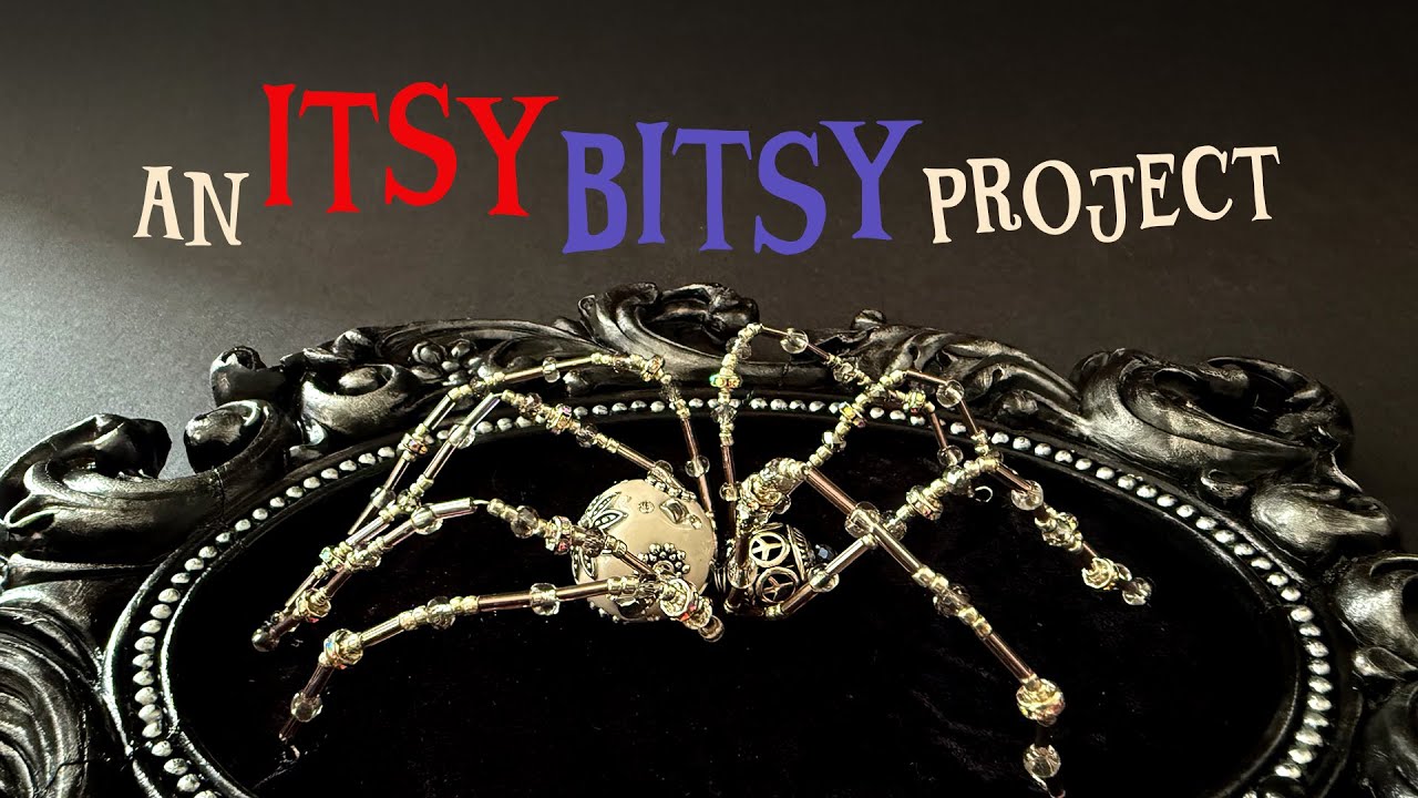 Crafting a Beaded Spider to Watch Over my Studio