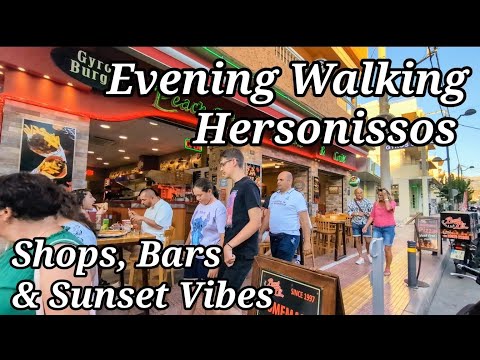 Hersonissos Crete Evening