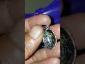 Pendentif argent opale boulder ar31