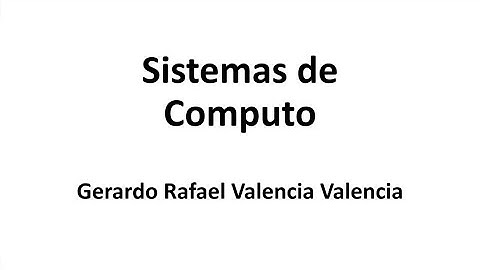 Sistemas de computo