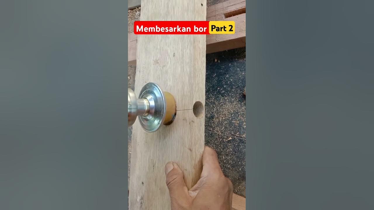 Enlarging the keyhole drill part 2 YouTube