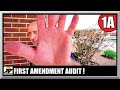 AGGRESSIVE BUSHMAN GETS IN MY FACE !! NEBRASKA SHERIFF - First Amendment Audit - Amagansett Press