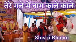 तेरे गले में नाग काले काले || Shiv Ji Aarti Tere gale me nag kale kale || देवी भागवत महापुराण हिवरा