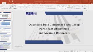 Unit 9 Focus Group, Observation and Documents