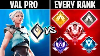 VALORANT PRO 1v1's EVERY RANK in Apex Legends (Face Reveal)