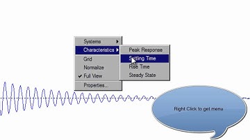 MATLAB Find The Settling Time of Response Plot