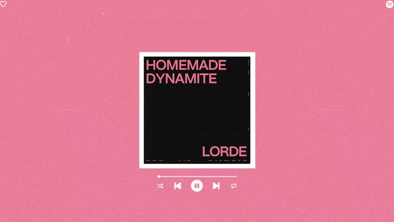 lorde - homemade dynamite (sped up & reverb)