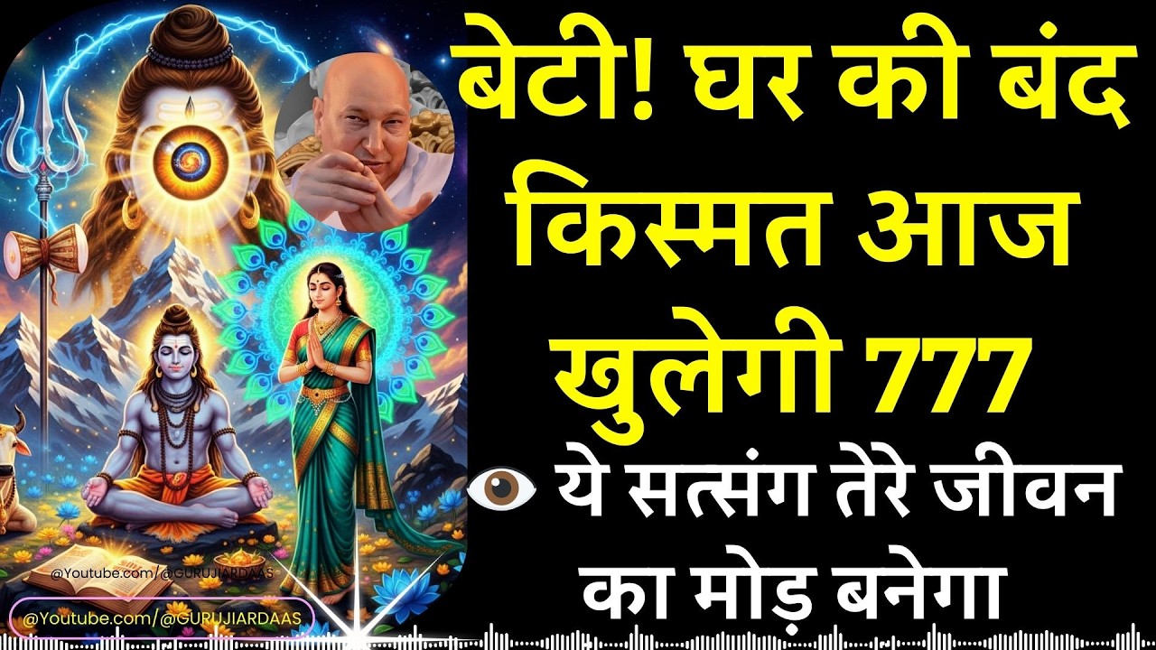#1024 बेटी! घर की बंद किस्मत आज खुलेगी 🌹 👁️ ये सत्संग तेरे जीवन का मोड़ बनेगा#gurujisatsang #guruji