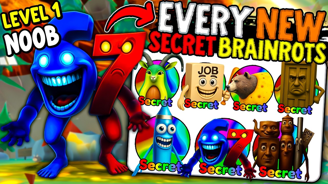 Открываем секрет MAX уровня 67 в Brainrot Evolution Roblox!