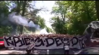 Marsch, Blocksturm & Pyro - Dresden In Karlsruhe Karlsruher Sc - Dynamo Dresden 34