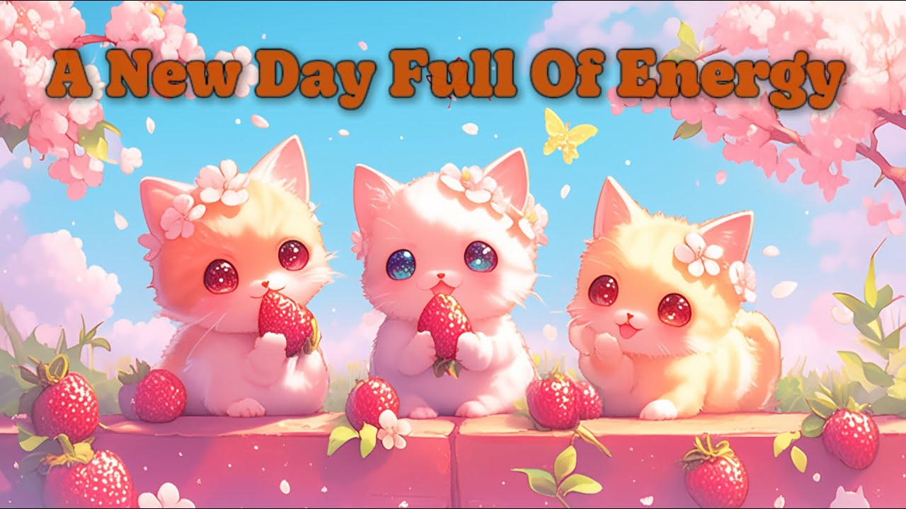 Energetic Lo-Fi Cat Music to Kickstart Your Day