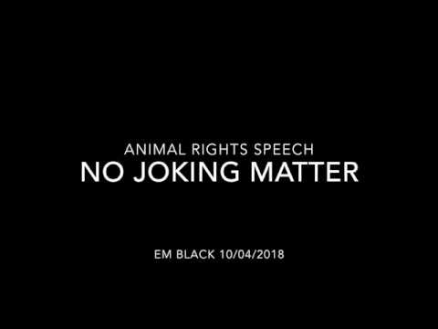 life as a dairy cow || animal rights speech - YouTube