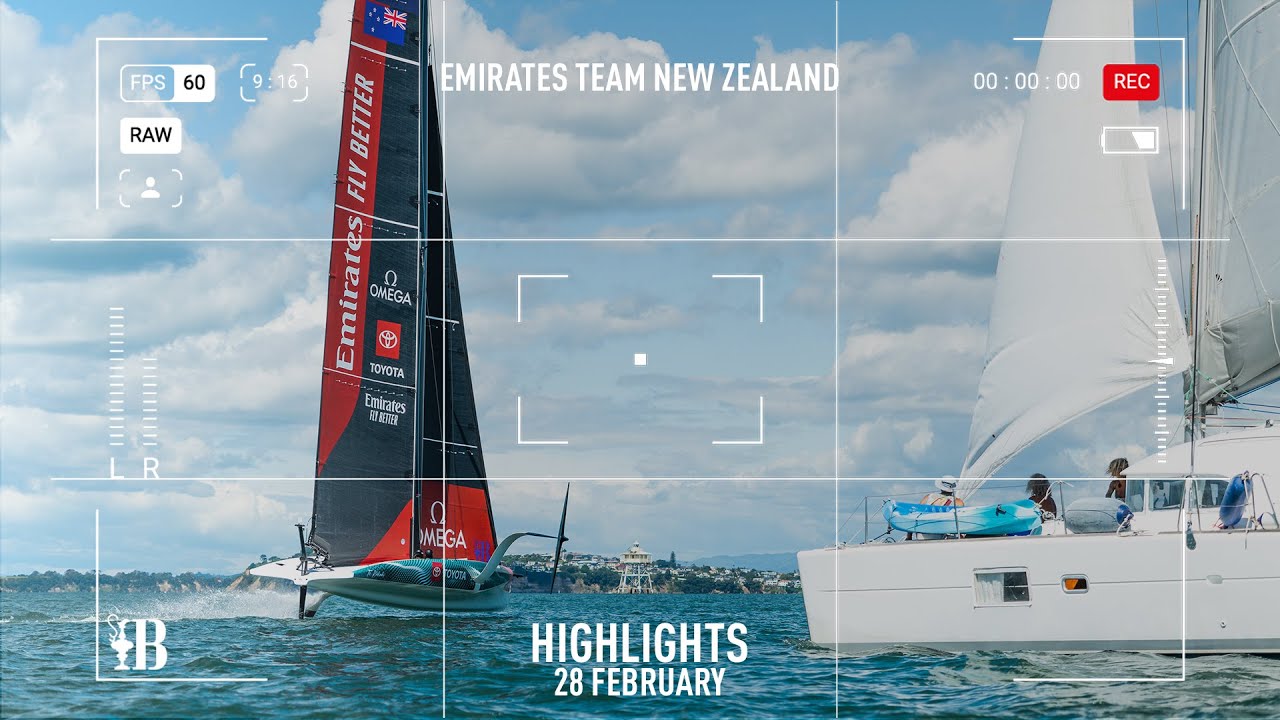⁣Emirates Team New Zealand LEQ12 Day 22 Summary