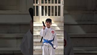 Clean moves only 😎🤌 | Karate training 🔥🥷 | #nunchucks #karate #martialarts #shorts #trending