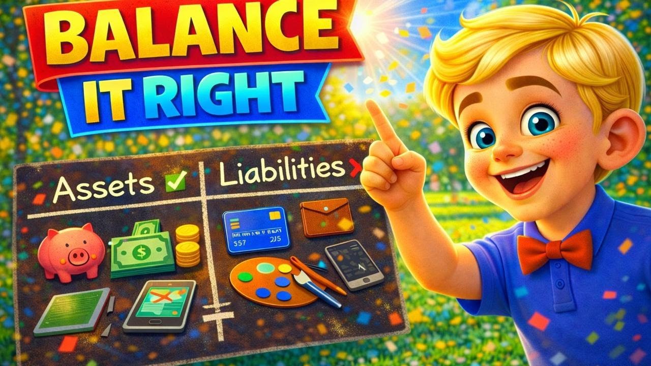 Balance it Right With Avery's Insight -Avery teaches kids what is a balance sheet