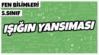 5. Sınıf Fen Bilimleri - Işığın Yansıması 2022