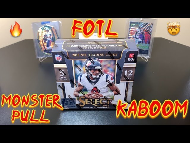 2018 Panini Select Football FOTL Hobby Box Break #2 - MONSTER PULL
