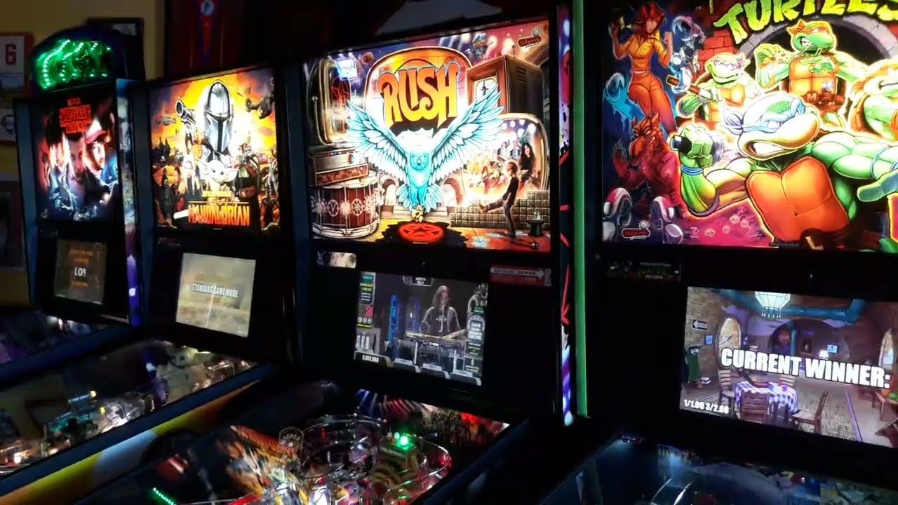 SOUTH A PHILLY IN SAINT AUGUSTINE FL ARCADE & PINBALL LINEUP - YouTube