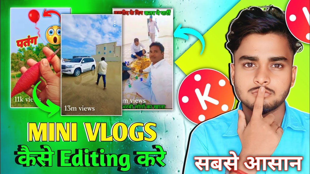 Mini vlog kaise edit kare mini blog kaise banaen how to create mini vlog 