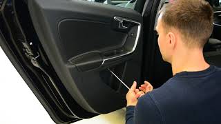 How to remove the door panel Volvo S60 2012