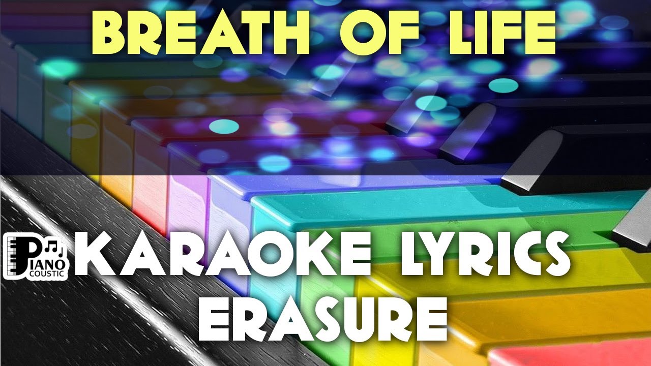 BREATH OF LIFE ERASURE KARAOKE LYRICS VERSION PSR S975 YouTube