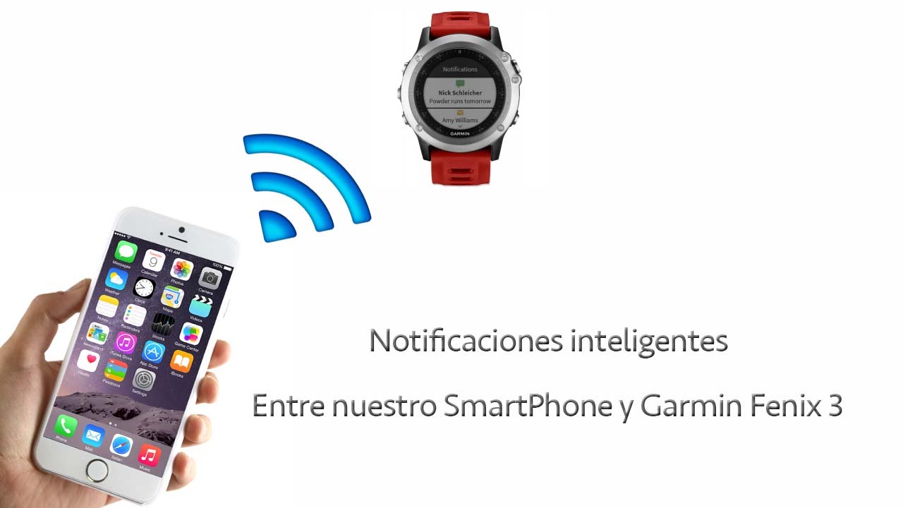 Configuración Garmin Fenix 3: Notificaciones inteligentes #4 - YouTube