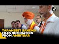 Eam s jaishankar joins taranjeet singh sandhu as he files nomination from amritsar  lok sabha polls