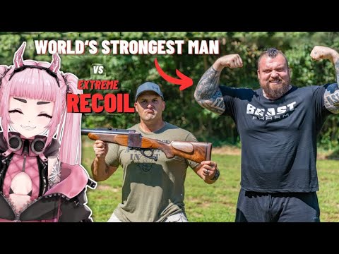 World’s Strongest Man vs World’s Strongest Recoil //Pipi reacts to Kentucky Ballistics