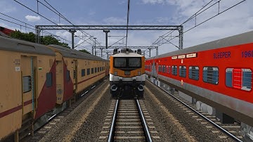 22923 Bandra Terminus - Jamnagar Humsafar Express WHR V2 LIVE IR MSTS