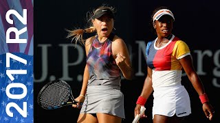 Sofia Kenin vs Sachia Vickery in a three-set thriller! | US Open 2017 Round 2